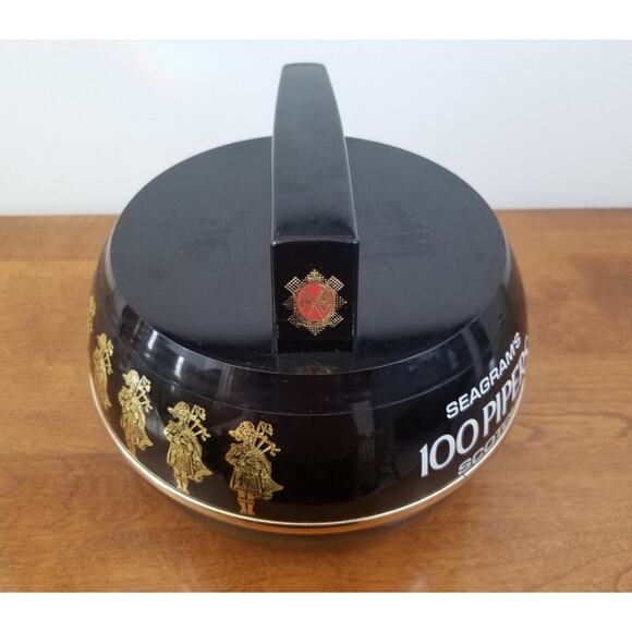 Vintage Seagram's 100 Pipers Deluxe Scotch Whisky Ice Bucket - Picture 7 of 12